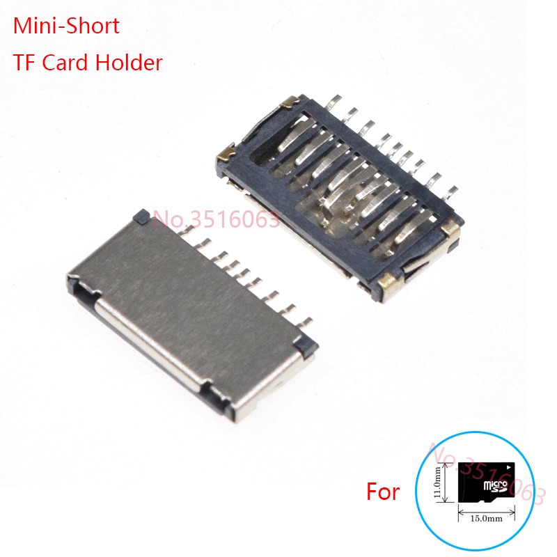 Home Assistant Sd - 5/10 個ミニショート超薄型 TF カードホルダーコネクタソケットプッシュインプルアウトタイプマイクロ SD TranFlash