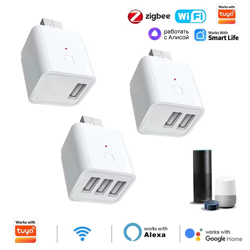 Home Automation Diy Kit - スマートZigbeeマイクロUSBアダプターWiFiスイッチ5Vミニ電源スイッチ Alexa、Google Home、Tuya Smart Life対応 タイミングコントローラーDIYキット