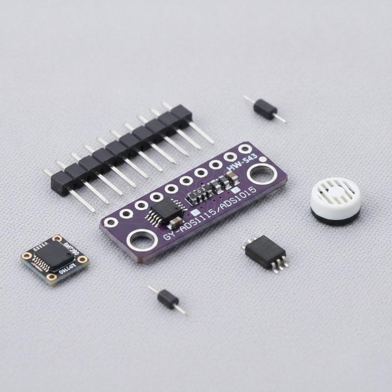 Home Automation Systems Diy - ADS1115調整可能ゲイン16ビットADCモジュール 4チャンネル高精度ボード DIYホームオートメーションシステム 電子工作愛好家向け