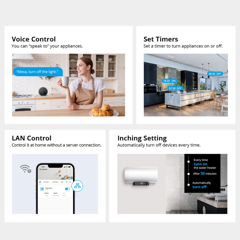 SONOFF POW Elite WiFiスマートパワーメー - Sonoff Basic Switch のレビューと価格