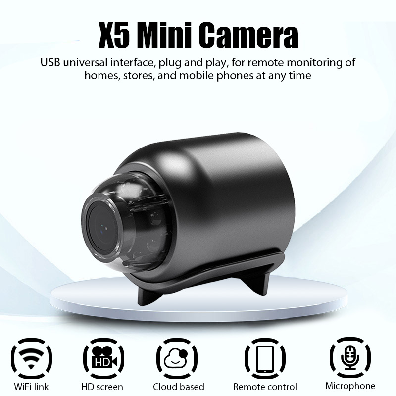 X5 ミニカメラ HD 1080P インテリジェントホームセ - Home Assistant Sd のレビューと価格
