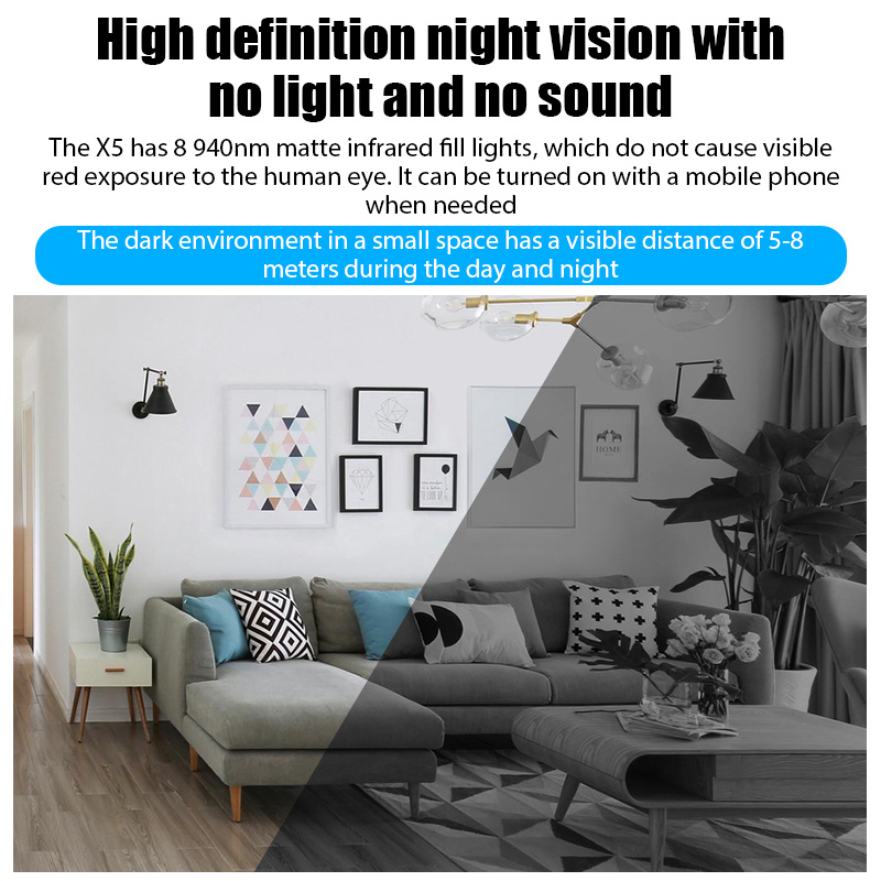 X5 ミニカメラ HD 1080P インテリジェントホームセ - Home Assistant Sd のレビューと価格